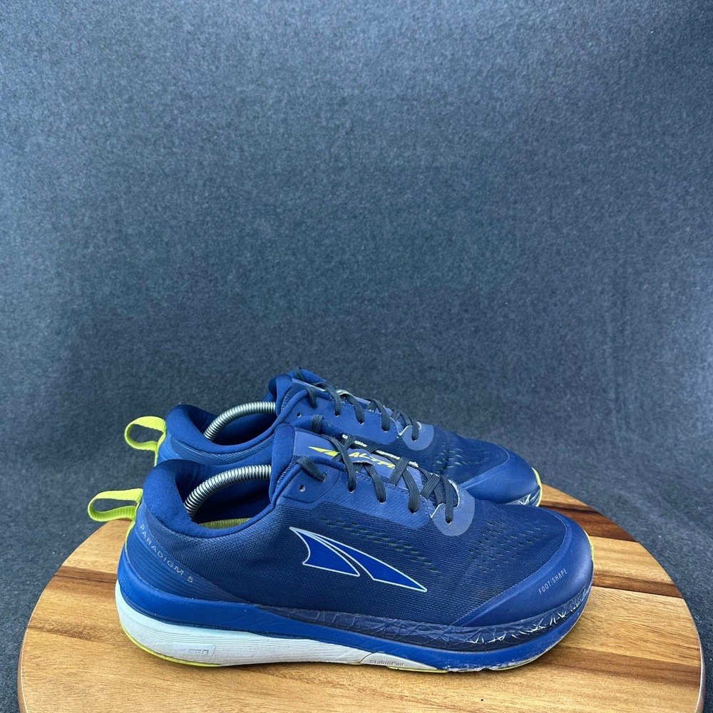 Altra Paradigm 5 Mens Running Shoes Blue Lime Green AL0A4VQO431 Size 11